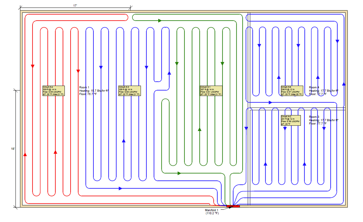 Hydronic Loop Diagram Example